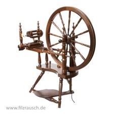 Spinnrad Kromski Polonaise, walnuss gebeizt, Einfachtritt, 2-fädig