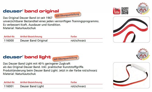 Deuserband original oder light