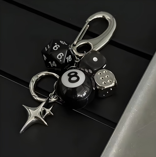 Black star dice - dice, ball