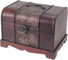 HMF Schatztruhe aus Holz Japan Truhe Holztruhe Schatzkiste 