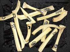 Schamanisches HexenKnochenorakel ( echte Knochen ! ) + esoterische Beig./Rituale