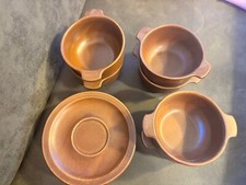Wneu Retro 6x Keramik Steingut Suppentasse Terrine Suppenschüssel Feuerfest