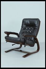 Westnofa Vintage Designer Ledersessel / Lounge Chair