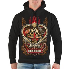 Herren Kapuzenpullover Rockn