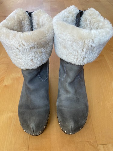 Damen softclox grau lammfell - softclox,