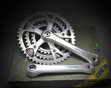 NOS Shimano 600 FC 6206 Triple Crank Set / 170 mm / BioPace BB NIB #VELOWIZARD