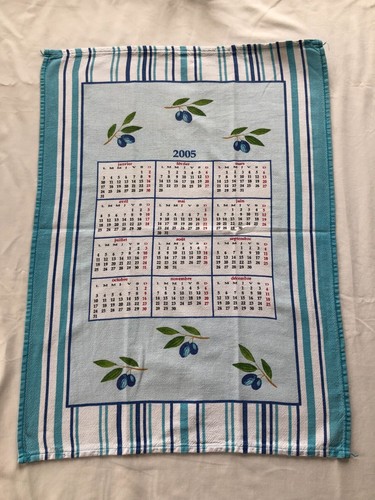 Geschirrtuch kalender 2005 - geschirrtuch,