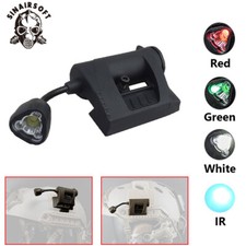 Taktische Helm Schiene Licht IR Scheinwerfer Überleben Taschenlampe Signal Lampe
