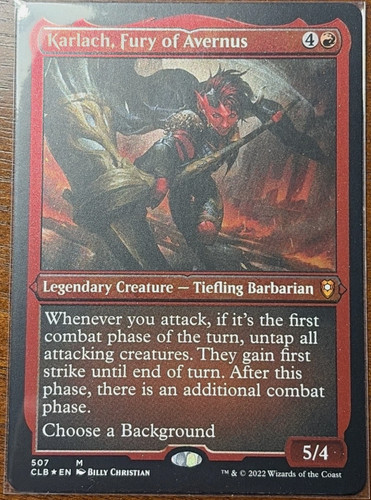 Foil karlach fury of avernus - karlach,,