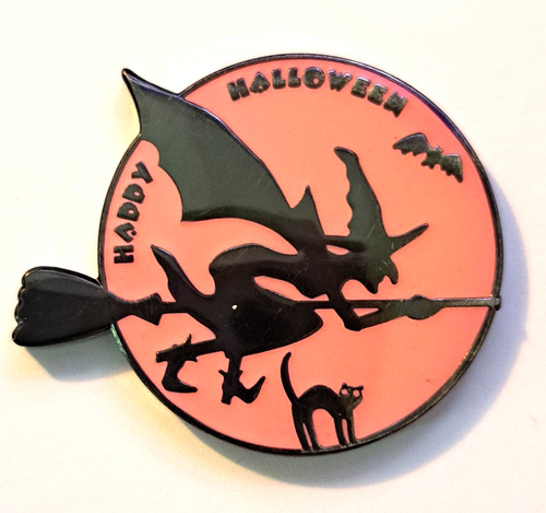 Happy halloween geocoin - happy,