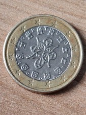 1 Euro Portugal 2002 Coin RARE