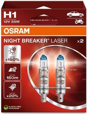 2x OSRAM H1 NIGHT BREAKER