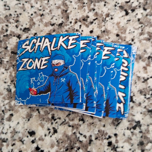 Schalke sticker zoneaufkleber - schalke,