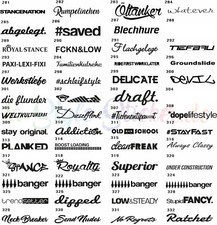 Auto Heck Scheibenaufkleber 40