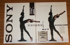 Seltene Werbung vintage SONY