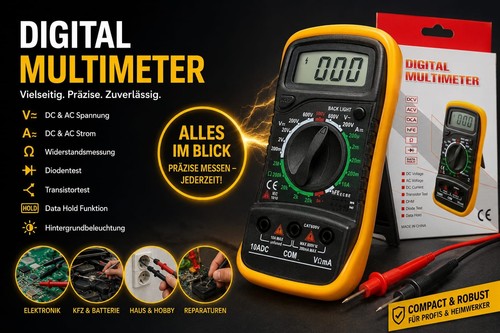 Digital multimeter - digital, –