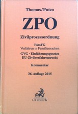 Zivilprozessordnung : FamFG, Verfahren in Familiensachen, GVG, Einführungsgesetz