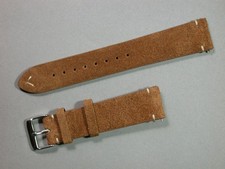 Wildleder Uhrenarmband Braun