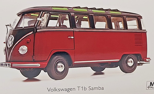 Samba bus schwarz rot - vw,