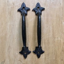 Antike Gusseisen Türgriffe