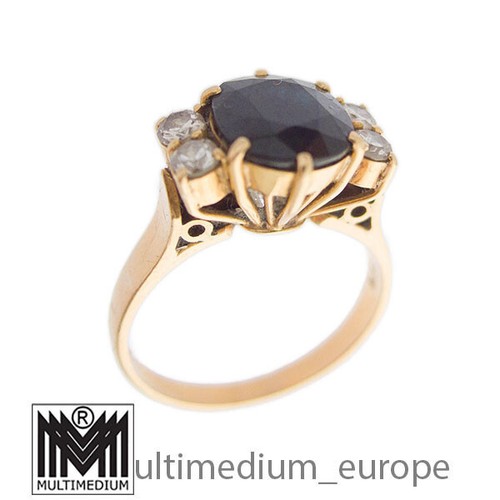 Vintage 750 gelbgold saphir - vintage,