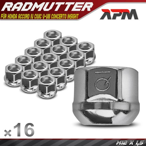 16x radmutter m12 - x, für