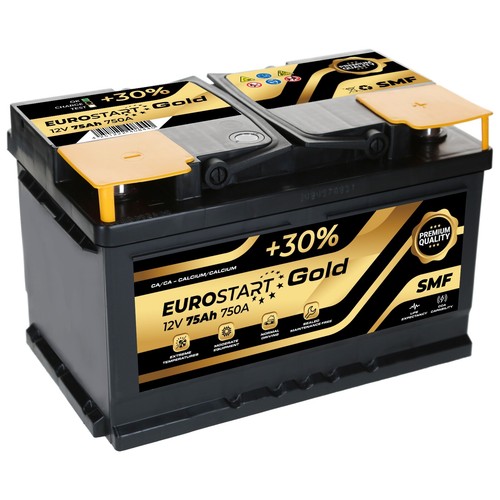 Autobatterie 12v 75ah 750a - 12v,