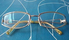 Versace Brille Vintage Metall Modell M28 Col. 26M 52□ 19 silberfarben