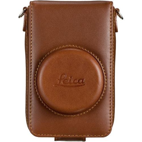 Leica leather case - leica, (brown)