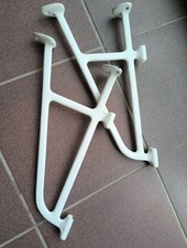 Antike Emaille Wandkonsole Waschbeckenhalterung,1 Paar