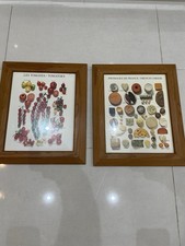 2er Set Vintage Küchendrucke