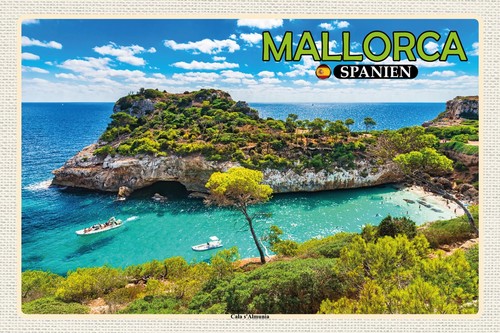 Holzschild 18x12 mallorca - holzschild,