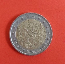 2 Euro Münze, Costituzione Europea, 2005, Italien, Gedenkmünze