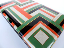 ALTE BLECHDOSE DOSE KEKSFABRIK  BAHLSEN  ENTWURF EVA GROSSBERG  50 - 60er JAHRE