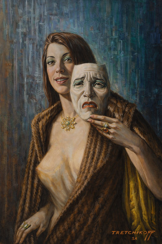 Vladimir tretchikoff maske - -,