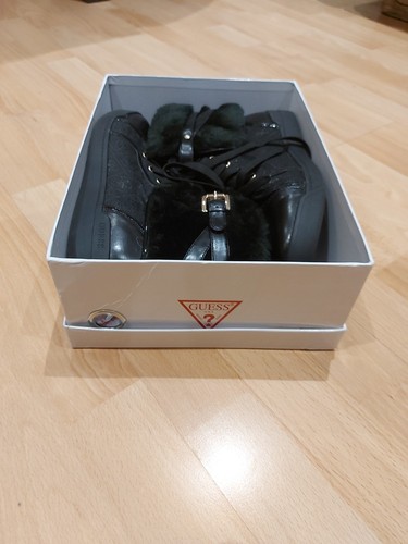 Guess stiefelette schwarz mit - stiefelette,