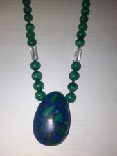 Malachit Kette + Azurit