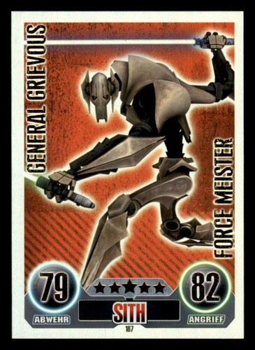 General grievous force attax - general,