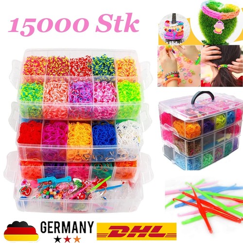 Loom bands 15000 gummibänder - bands,