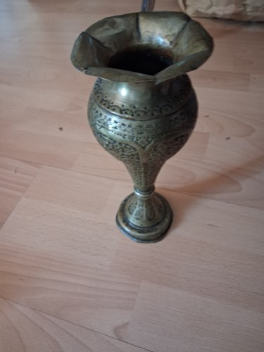 Alte antike messingvase indien - alte,