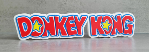 Plakette logo donkey kong - donkey,