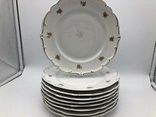 1x Speise-teller➡️➡️Weimar Porzellan 1930er Katharina Dekor 12019 Gold-Rose