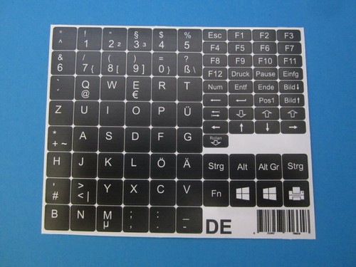 Tastaturaufkleber notebook - tastaturaufkleber,