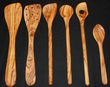 Küchenhelfer Olivenholz Set 3