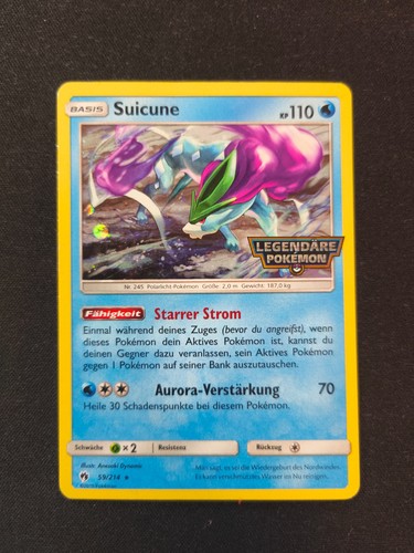 Suicune 214 holo - 59/214, stamp