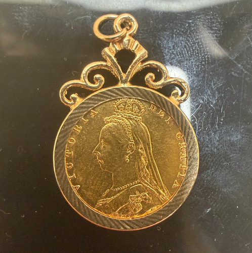 1887 gold half sovereign queen - 1887,