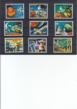 Paraguay  Satz  3051-9  postfr   Weltraum