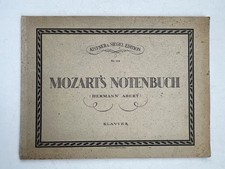 Noten . L. Mozart's Notenbuch