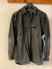 Mustang schwarzes Jeanshemd