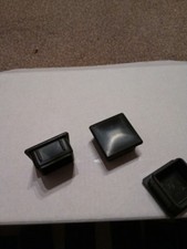 Rohrendstopfen 30 Stück für 30/30/2 Profilrohr, Kunststoffkappen schwarz